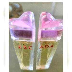 Vintage ESCADA PERFUME 2 mini sized bottles NEVER USED